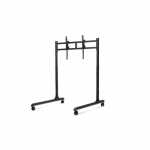 Next Level Racing Floor stand | Round Tube Freestanding Single Stand | Up to 65 " | Height adjustment, Tilt | Maximum weight (capacity) 50 kg | Black | NLR-R010 | 9359668000947