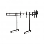 Next Level Racing Floor stand | Round Tube Freestanding Single Stand | Up to 3x43 " | Height adjustment, Tilt | Maximum weight (capacity) 50 kg | Black | NLR-R011 | 850041503967