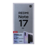 Xiaomi SALE OUT. Redmi Note 17 5G (Celestial Purple) 7.0" OLED 1080x2396/2.3GHz,128GB,6GB RAM/Android 16,WiFi,BT,5G,MZB0PTZEU | SALE OUT. | Redmi Note 17 5G | Celestial Purple | 6.99 " | AMOLED | 2396 x 1080 pixels | Qualcomm | Snapdragon 4 Ge | 8284 ...