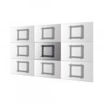 Neomounts  Wall mount | WL95-800BL1 Videowall wall mount | 42-70 " | Maximum weight (capacity) 35 kg | Black | WL95-800BL1 | 8717371440541