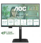 AOC 60,5cm (23,8") 24P4U 16:09 HDMI+DP+DVI+USB IPS Lift bk | 24P4U | 4038986142878