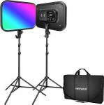 Kit Neewer RGB168 RGB LED, two lamps 60W 2500-8500K | B09P4NDP1N | 6976831830076