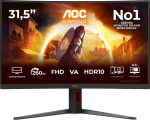 80 cm (31.5") 1920 x 1080 Pixel AOC C32G4Z 16:9 Full HD VA 4 ms 260 Hz HDR DisplayPort HDMI Height VESA Speaker | C32G4Z | 4038986113489
