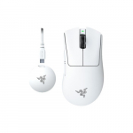 RAZER DeathAdder V4 Pro White - Ultra-light wireless ergonomic esports mouse | RZ01-05330200-R3G1 | 8886419334903