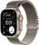 Apple Watch Ultra 3 GPS + Cellular 49mm Natural Titanium Case with Natural Titanium Milanese Loop - Small | MEWW4QF/A | 195950609578