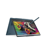 Lenovo- Yoga 7 2-in-1 14AKP10 AMD | Tidal Teal | 14 " | OLED | Touchscreen | WUXGA | 1920 x 1200 pixels | Glossy | AMD Ryzen AI 5 | 340 | 16 GB | Soldered LPDDR5 | Solid-state drive capacity 512 GB | AMD Radeon 840M Graphics | Windows 11 Home | 802.  ...