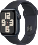 Apple Watch SE GPS + Cellular 40 mm Midnight Aluminium Case with Midnight Sport Band - S/M | MXGC3ET/A | 195949647192