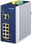 Planet IGS-10020HPT-U Przemysłowy DIN-Rail 8x GE PoE  2x SFP L2 /L3 Zarządzalny | DIN-Rail L2+/L3 Manageable | 4711605287135