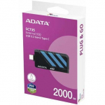 Adata SSD Disk External SC735 2TB U3.2C 1000/1000MB/s Blue | SC735-2000G-CCBK/BU | 4711658153494