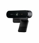 Logitech BRIO Webcam with 4K Ultra HD video & RightLight 3 with HDR | 960-001106 | 5099206068100