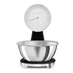 SMEG ANALOG AND DIGITAL KITCHEN SCALE BLACK KSF01BLWW | 8017709344542 | 8017709344542