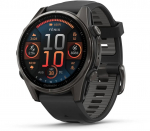 Garmin fenix 8 3.3 cm (1.3") AMOLED 43 mm Digital 416 x 416 pixels Touchscreen Black Wi-Fi GPS (satellite) | 010-02903-21 | 753759338022