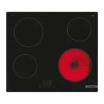 Bosch Hob | PKE61RBA2E | Electric | Number of burners/cooking zones 4 | Touch | Timer | Black | PKE61RBA2E | 4242005280391