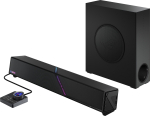ASUS ROG Gjallar Dolby Atmos Gaming Soundbar mit kabellosem Subwoofer &ndash; Premium 2.1.2 Surround-Sound f&uuml;r Gamer | 90YH0460-BAEA00 | 4711636577915