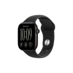 Apple Watch Series 12 GPS 42mm Black Aluminium Case with Black Sport Band - M/L | | MJEC4ET/A | 195951225524