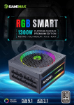GameMax Gamemax Power Supply, 80 PLUS, Platinum | RGB PRO 1300P | 1300 W | RGB PRO 1300P | 6931858792134