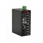 ROLINE Industrial Gigabit , 10 Ports, PoE+, Smart Managed, 240W | 21.13.1131 | 7630049628939