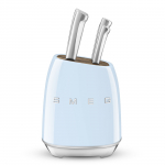 SMEG KNIFE BLOCK 50's STYLE PASTEL BLUE KBSF02PB | 8017709344207 | 8017709344207