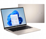 ASUS Vivobook 14 X1407QA-LY045W - Snapdragon X1-26-100 | 14" | 16GB | 512GB | W11H | Złoty | 90NB1602-M004K0 | 4711636020473