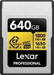 Karta Lexar Professional Gold CFexpress 640 GB  (LCAGOLD640G-RNENG) | LCAGOLD640G-RNENG | 843367134014