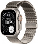 Apple Watch Ultra 3 GPS + Cellular 49mm Natural Titanium Case with Natural Titanium Milanese Loop - Large | MF0E4QF/A | 0195950609837