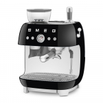 SMEG ESPRESSO MACHINE 50'STYLE WITH INTEGRATED GRINDER BLACK EGF03BLEU | 8017709329846 | 8017709329846
