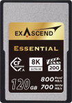 Karta ExAscend Karta pamięci ExAscend Essential CFexpress A 120GB | EXPC3EA120GB | 6972904952355