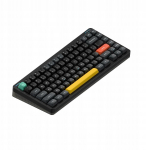 Klawiatura Nuphy - Halo75 v2 Wireless Mechanical Keyboard - Bezprzewodowa Klawiatura Mechaniczna Obsidian Black Silent Red Clear-Top | 6976604915627 | 6976604915627