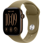 Apple Watch 12 Alu Dunkel Bronze 42mm GPS Sport Oliv S/M | MJEF4ZR/A | 195951226293