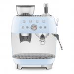 SMEG ESPRESSO MACHINE 50'STYLE WITH INTEGRATED GRINDER BLUE EGF03PBEU | 8017709329815 | 8017709329815