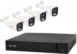 Zestaw monitoringu PoE BLOW 4x8MP 2TB BL-KI8B4/PoE/2TB 4x kamery tubowe 8MP dysk HDD2TB | 5900804144472 | 5900804144472