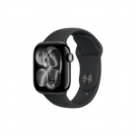 Apple  Watch Series 11&nbsp;GPS + Cellular 42mm&nbsp;Jet Black Aluminium Case with Black Sport Band - M/L | | MF854ET/A | 195950468694