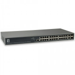 Level One  26x GE GEP-2682 2xGSFP 19" 370W 24xPoE | GEP-2682 | 4015867198971