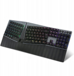 Klawiatura Perixx Perixx PERIBOARD-835 BR DE, wireless RGB illuminated ergonomic mechanical keyboard - flat brown tactile switches | 57150Q | 4049571009971