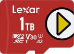 Karta Lexar PLAY MicroSDXC 1 TB Class 10 UHS-I/U1 A2 V30 (LMSPLAY001T-BNSNG) | LMSPLAY001T-BNSNG | 843367137244