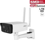 Kamera IP Dahua Technology Z Czujką PIR IPC-HFW3441DG-AS-4G-NL668EAU-B-0280B 4G/LTE WizSense - 4 Mpx 2.8 mm Dahua | 6923172582331 | 6923172582331
