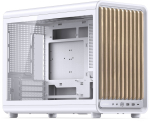 Fractal Design Jonsbo D33 Wood PC Case, Micro-ATX, Tempered Glass, White | GEJB-192 | 6970620555690