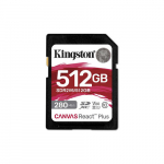 Kingston SDXC II V60 React Plus | SDR2V6/512GB | 512 GB | SDXC | Flash memory class Class 10, UHS-II, U3, V60 | SDR2V6/512GB | 740617340570