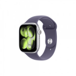 Apple  Watch Series 11&nbsp;GPS + Cellular 46mm Silver Aluminium Case with Purple Fog Sport Band - M/L | | MFCR4ET/A | 195950477832