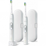 Szczoteczka Philips Sonicare ProtectiveClean 6100 HX6877/34 2 szt. Biała | HX6877/34 | 8710103846918