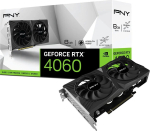 PNY Graphic card GeForce RTX 4060 8GB Verto Dual Fan DLSS 3 | VCG40608DFXPB1 | 4712477115236