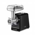 Caso | Meat Mincer | FW 2500 | Black | 2500 W | Number of speeds 2 | Throughput (kg/min) 2.5 | 3 stainless steel cutting plates (3 mm, 5 mm and 8 mm), Sausage filler, Cookie attachment with 4 moulds, Stuffer | 02874 | 4038437028744