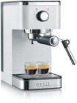 Graef ES 401, Espresso machine, 1.25 L, Ground coffee, 1400 W, Grey | ES401EU | 4001627018375