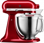 KitchenAid Artisian Food Processor 4.8L, 300W, 10 Speed, Metalic Red EU 5KSM185 | 5KSM185PSECA | 5413184120962