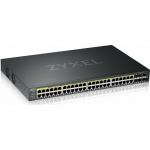 Zyxel GS2220-50HP-EU0101F network switch Managed L2 Gigabit Ethernet (10/100/1000) Power over Ethernet (PoE) Black | GS2220-50HP-EU0101F | 4718937607563