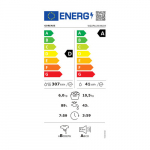Gorenje Washing Machine with Dryer | WD2PA1X64ADW | Energy efficiency class A/D | Front loading | Washing capacity 10.5 kg | 1400 RPM | Depth 59 cm | Width 60 cm | Display | LED | Drying system | Drying capacity 6 kg | Steam function | Wi-Fi | White  ...