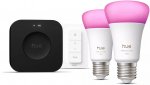 Philips Hue Bridge Pro + 2 x E27 + dimmer switch | 8720169374683 | 8720169374683