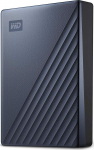 Western Digital 2,5" WD My Passport Ultra 4TB Blue USB-C/USB3.0 HDD 6,4cm 2,5Zoll Metal finish RTL portable extern | WDBFTM0040BBL-WESN | 0718037864051