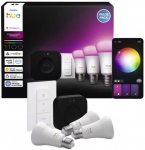 Philips Hue Bridge Pro + 3 x E27 + Dimmer switch | 929003853503 | 8720169374508