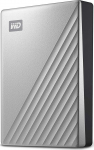 WD My Passport Ultra 4 TB 2.5 inch USB-C 3.0 (5Gb/s) Silver external hard drive HDD | WDBFTM0040BSL-WESN | 0718037864112